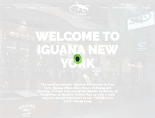 Tablet Screenshot of iguananyc.com